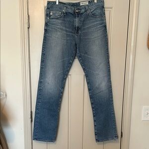 AG Men's Everett Slim Straight Leg Jeans in 19 Years Sleepy City , Size 33 X 33